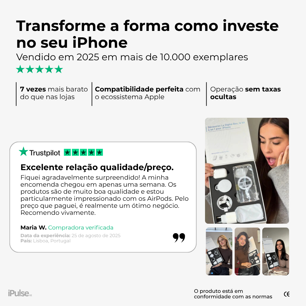 Box 6 em 1 para iPhone - BOA OPORTUNIDADE