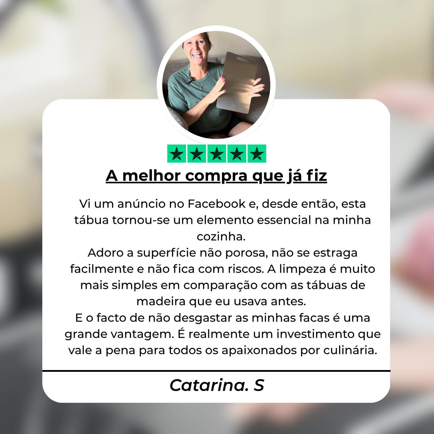 Vertaus® - Tábua de cortar em titânio