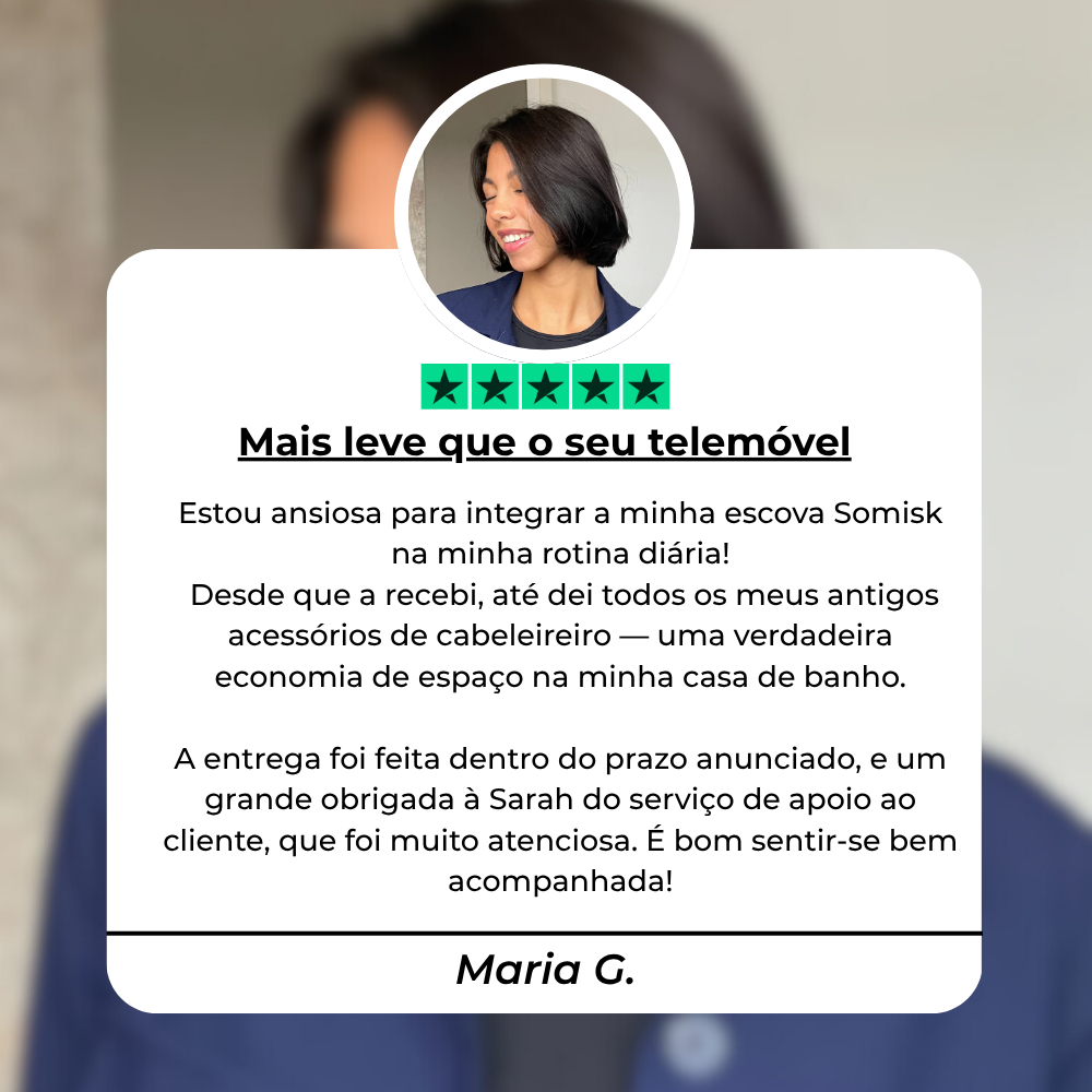 ESCOVA ALISADORA PORTÁTIL